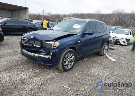 2013 BMW X3 xDrive28I из США, поврежденный, VIN 5UXWX9C52D0D01765